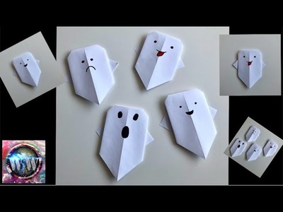 Halloween Dekoration ???? Geist basteln aus Papier ???? DIY Ghost