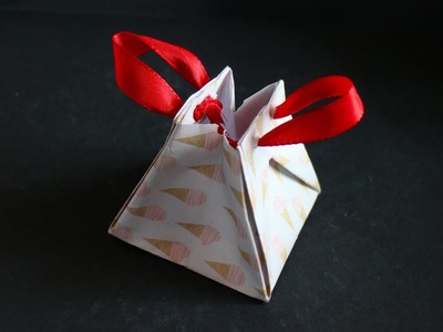 Origami Schachtel Basteln mit Papier für Geschenk an Hochzeit, Weihnachten & Geburtstag [W+]