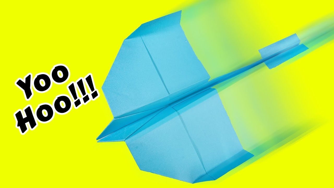 Papierflieger selbst basteln. Papierflugzeug falten - Beste Origami Flugzeug