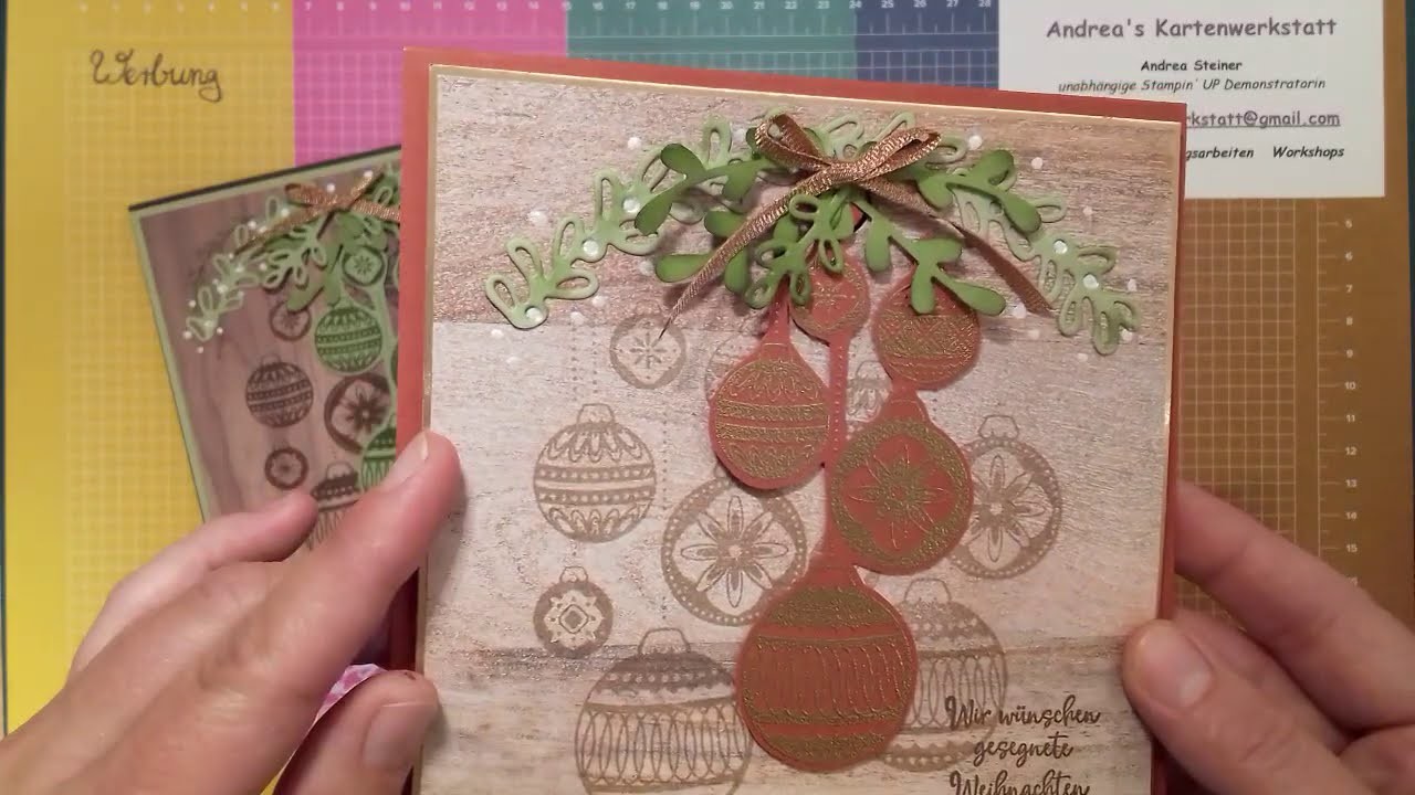 Pendel-Karte - Weihnachten 2020 - Ornamental Envelopes - Stampin'Up!