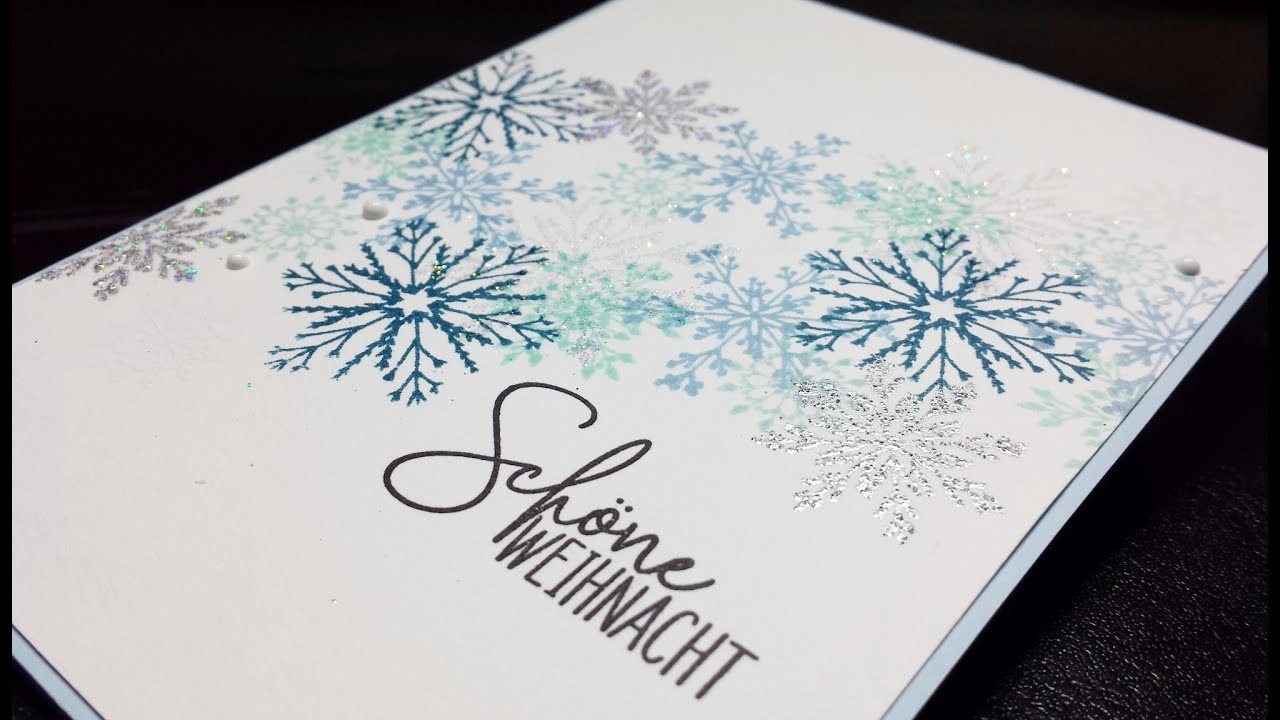 Schneeflöckchen | Weihnachtskarte #9 | Creative-Depot | Ohrenpost