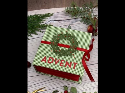 Tutorial: Adventskalender-Buch, gebastelt mit der Reihe Weihnachten im Herzen von Stampin' Up!