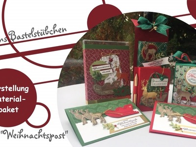 Vorstellung Materialpaket "Weihnachtspost" zum Basteln mit Produkten von Stampin´ Up!