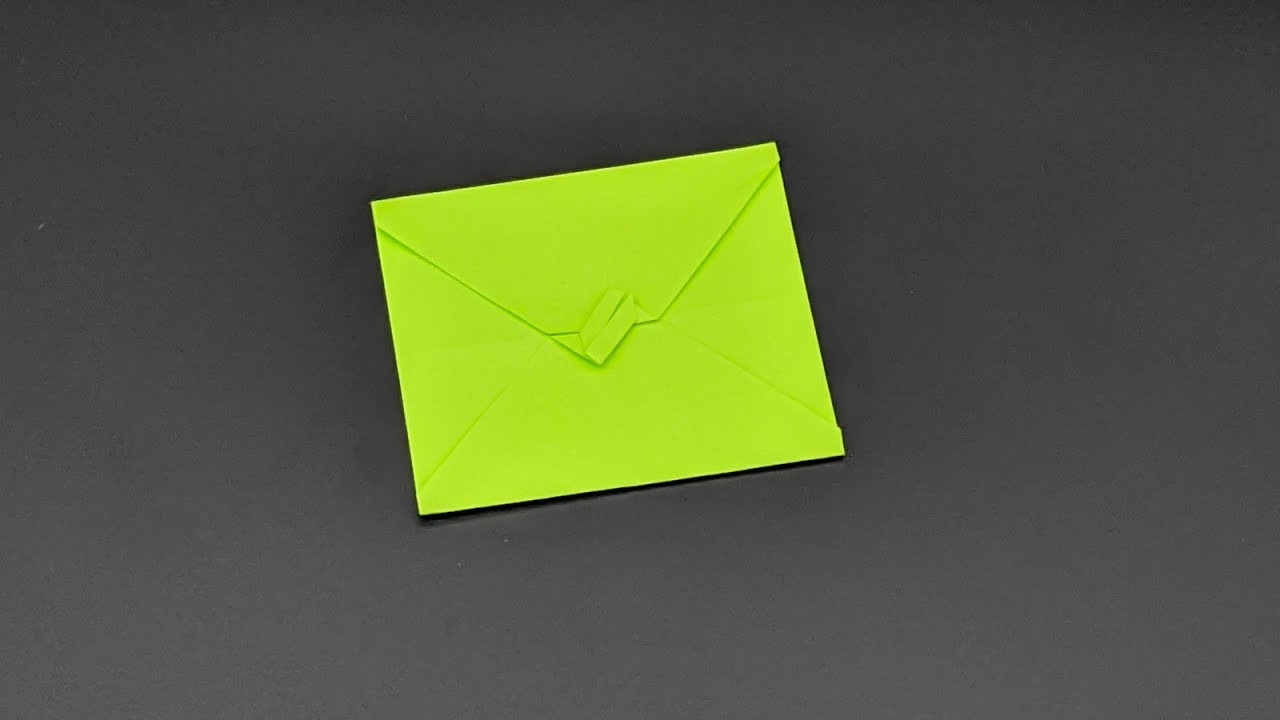 Basteln mit Papier Briefumschlag. Kuvert selber falten für Geburtstag, Weihnachten & Hochzeit [W+]