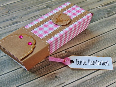 Basteln: Oktoberfest Verpackung selber machen. Basteln mit Papier. Geschenkverpackung