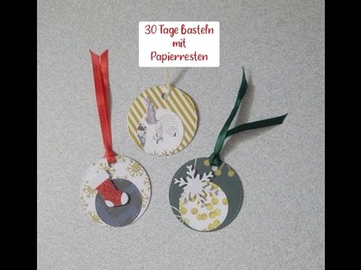 Challenge 30 Tage basteln mit Papierresten - Part 14. 30