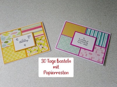 Challenge 30 Tage basteln mit Papierresten- Part # 21.30