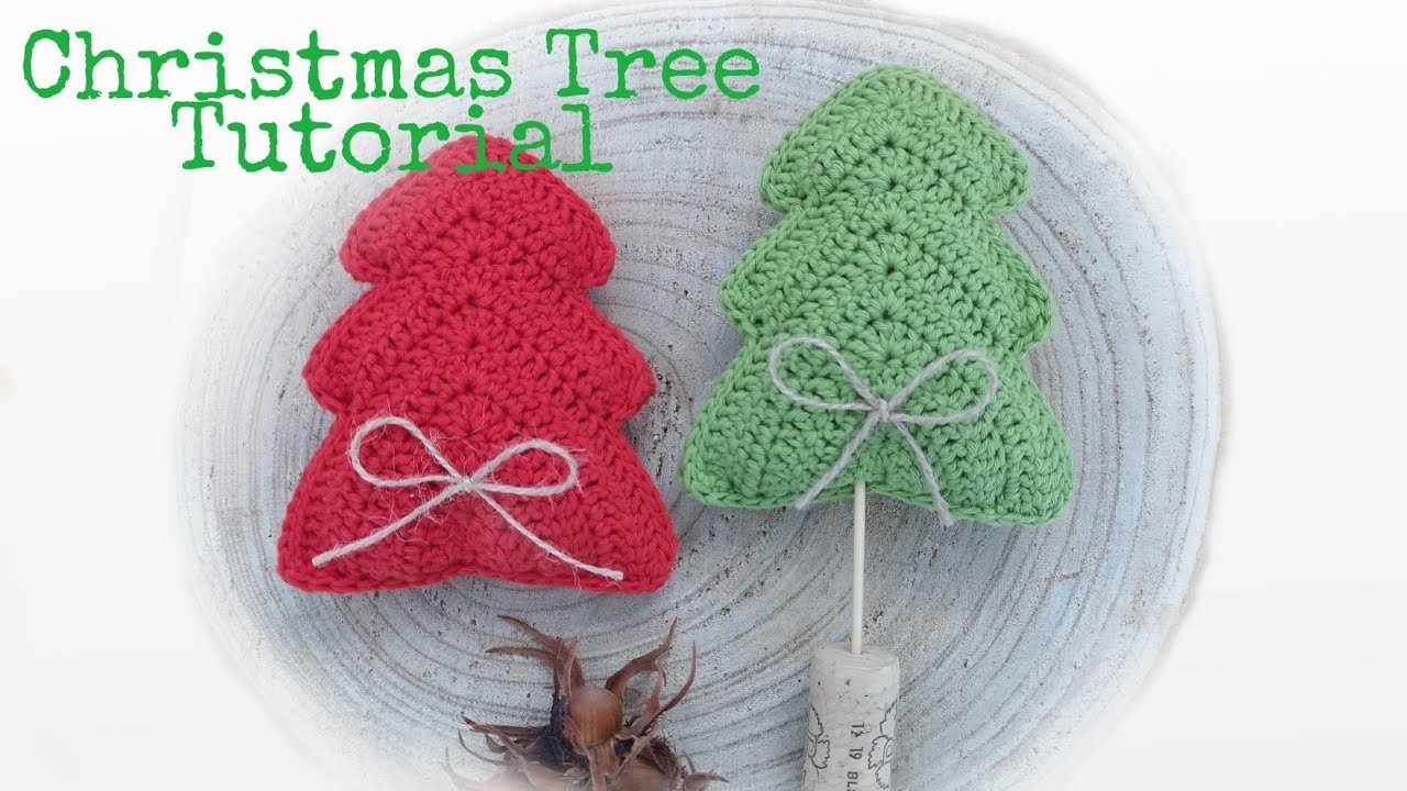 Crochet Christmas Tree Tutorial, Weihnachtsbaum Häkeln Anleitung