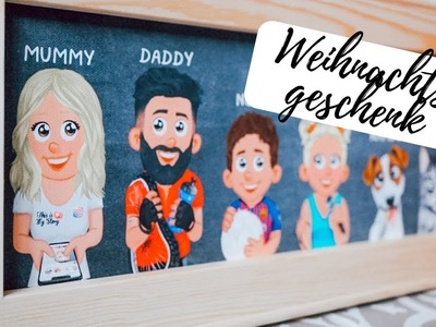 Das perfekte Geschenk für Weihnachten - Einzigartiges Familienportrait zum Selbermachen