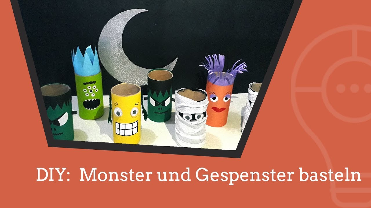 DIY: Monster und Geister für Halloween basteln