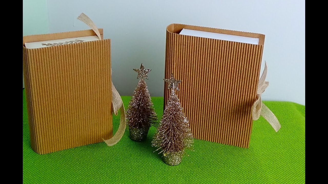 Ein Buch als Weihnachtsverpackung mit Stampin'Up! teil 1