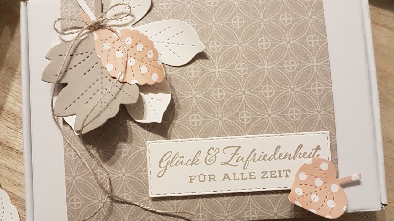 Tutorial schnelle, herbstliche Verpackung mit den Produkten von Stampin'Up