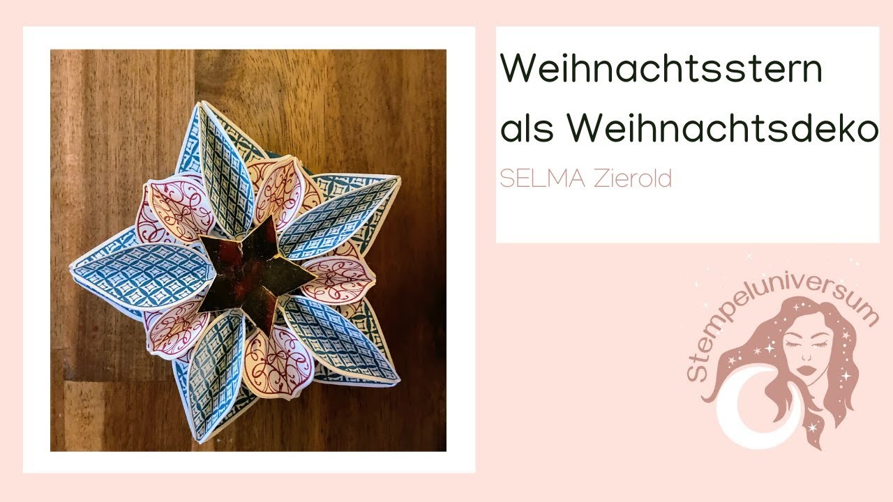 Weihnachtsstern als Weihnachtsdeko | Set Festtagsglanz | Stampin‘ Up!