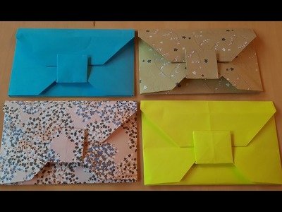 #4, DIY.Origami easy Envelope folding.Umschlag falten-basteln.Paano gumawa ng sobre