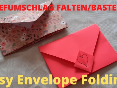 #5. DIY.Origami easy Envelope folding.Briefumschlag Falten-Basteln.Paano gumawa ng Sobre.