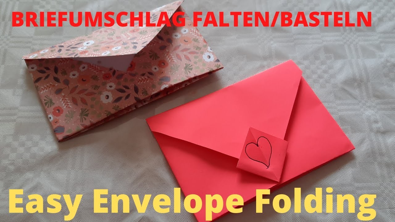 #5. DIY.Origami easy Envelope folding.Briefumschlag Falten-Basteln.Paano gumawa ng Sobre.