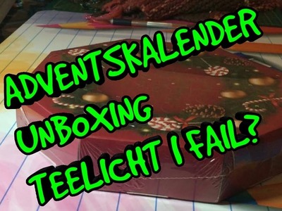 ADVENTSKALENDER 2020 UNBOXING TEELICHT. Aus dem ACTION. FAIL ???