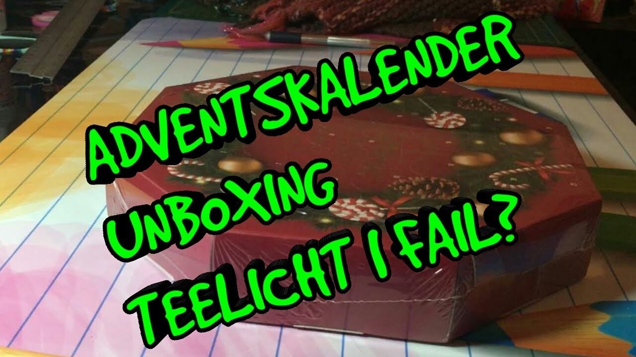 ADVENTSKALENDER 2020 UNBOXING TEELICHT. Aus dem ACTION. FAIL ???