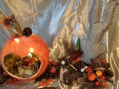 DIY-BASTELN: besondere HERBST-DEKO in UPCYCLING & Natur :))