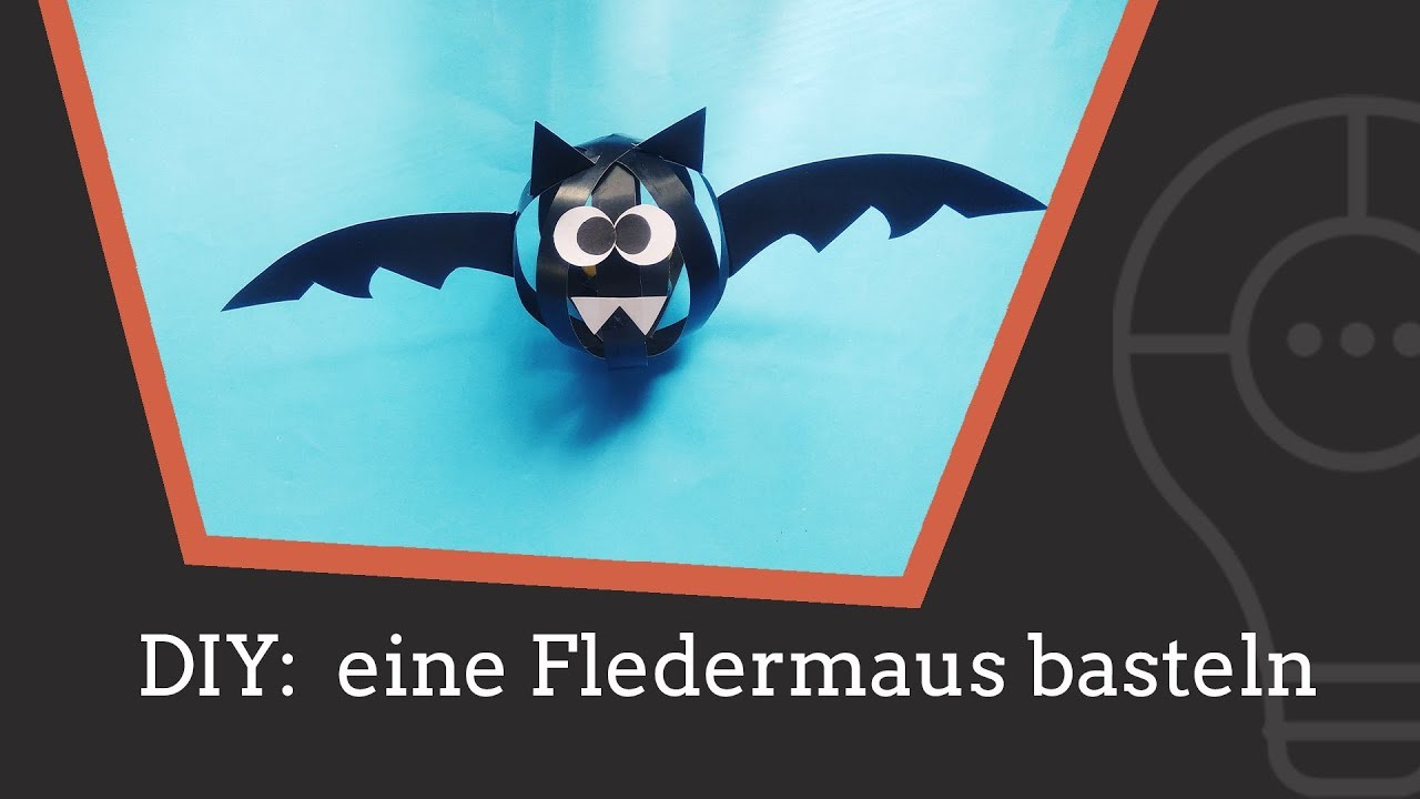 DIY: eine Fledermaus basteln ????Halloween mit Kindern feiern