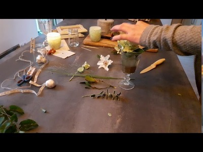 ????Diy ????????In 10 Minuten Mit Blumen aus dem???? Garten  Herbstliche Gläschenfüllung