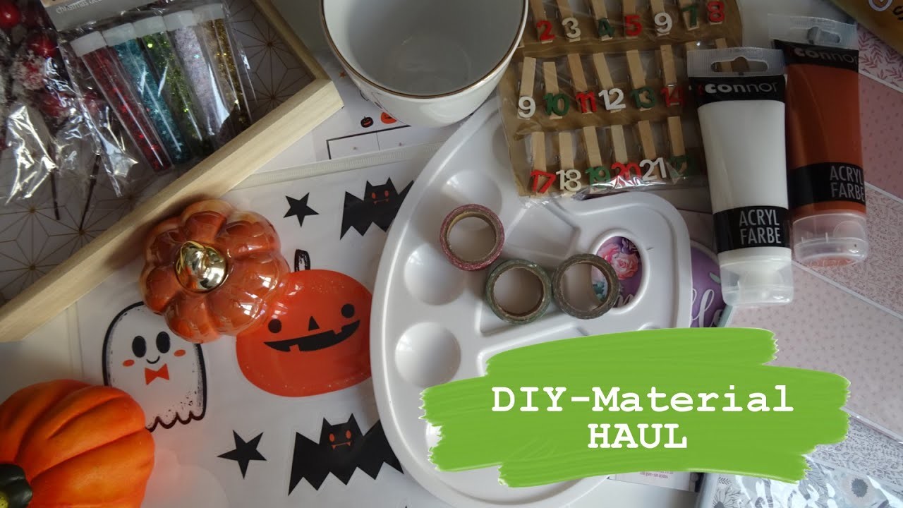 DIY-Materialien Haul | Euroshop-Einkauf | kreative DIY Ideen