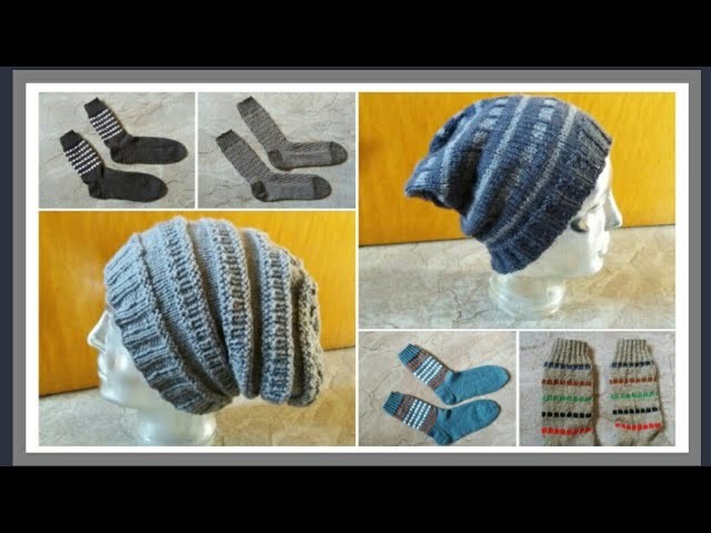 Gestrickte Mützen und Socken  * Julebuergerfee