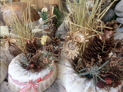 Nostalgie HERBST & Winter DEKO im Gugelhupf, DEKO mal anders HAUS & Garten Idee :))