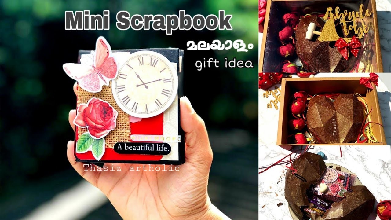 Scrapbook ഉണ്ടാക്കി പഠിക്കാം. . |Scrapbook malayalam|Mini scrapbook malayalam