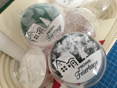 Weihnachtliche ACRYLKUGELN. DIY