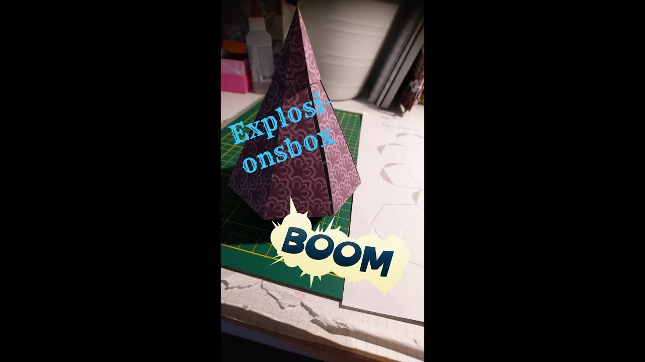 #challenge #explosionsbox Wir basteln eine explosionsbox