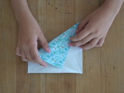 Diamant aus Papier basteln