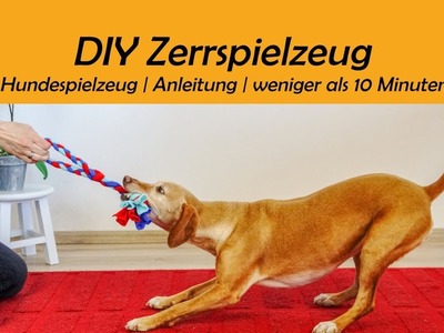 DIY Zerrspielzeug | Hundebeschäftigung | Hundespielzeug