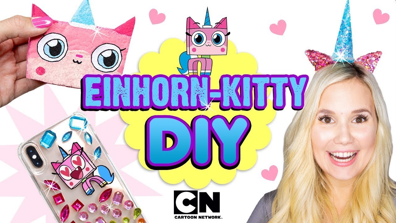 EINHORN Kitty DIYs ???? Squishy, Handyhülle + Haarreifen! Bastelideen + Spielzeug cutelifehacksde