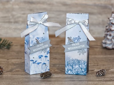 Geschenktüte Winterzauber aus 6 x 6“ Designerpapier selbst basteln • mit Produkten von Stampin' Up!
