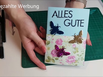 Karte basteln. für einen Geburtstag.bunteWelt