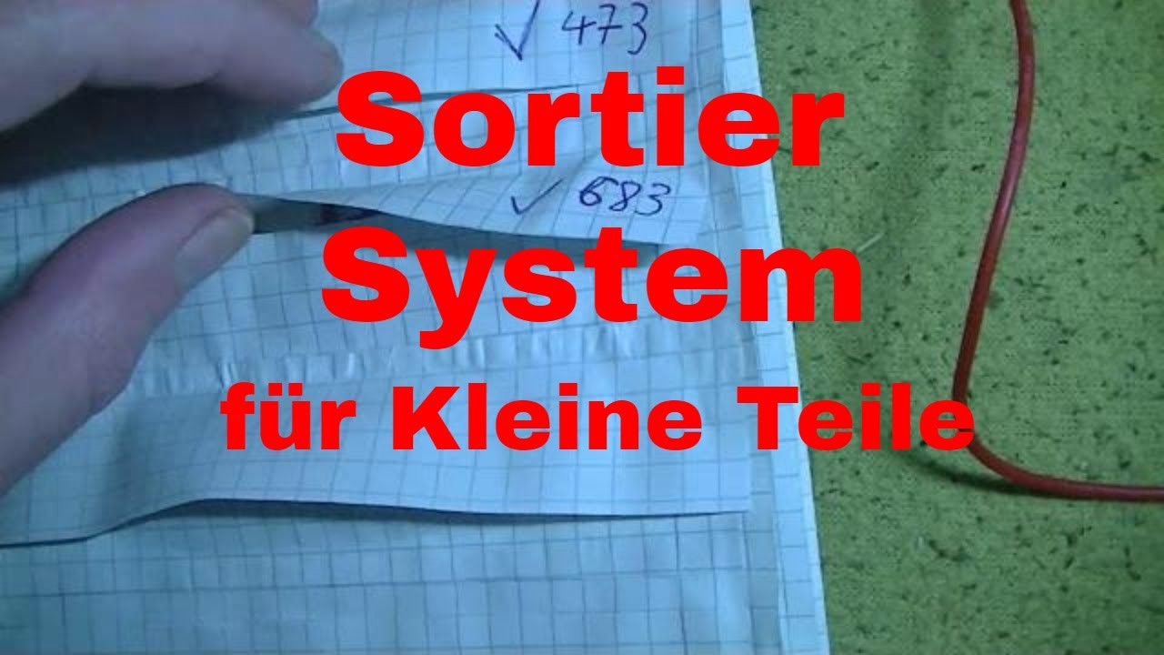 Kerko (Keramikkondensator) Sortier System basteln - eflose #949