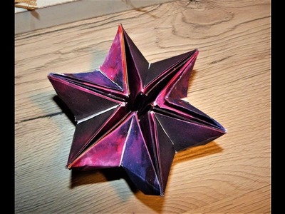 Magischer Origami Stern Galaxy