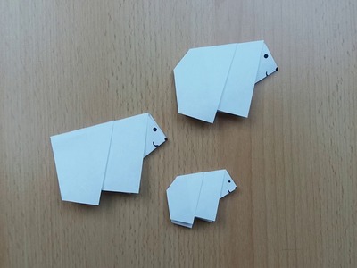 Origami Eisbär