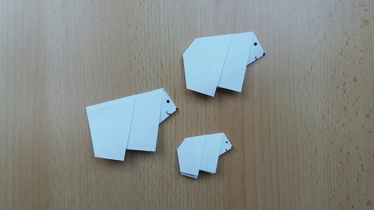 Origami Eisbär