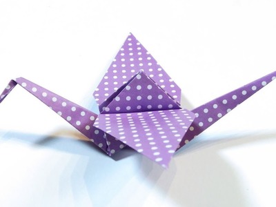 Origami Kurs Lektion 4a: Der traditionelle Kranich (deutsch)