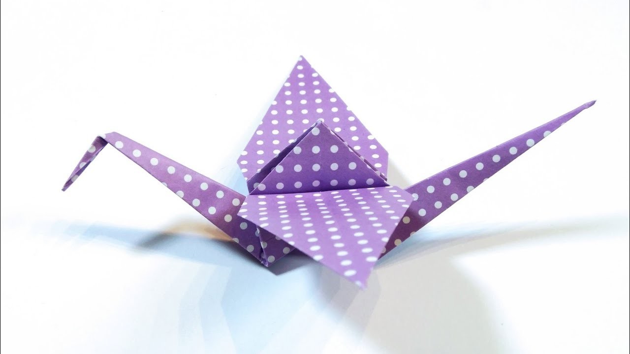 Origami Kurs Lektion 4a: Der traditionelle Kranich (deutsch)