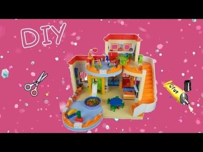 Playmobil- DIY Kita Sonnenschein- Pimp my Playmobil- Kindergarten- Deutsch | Familie Hund