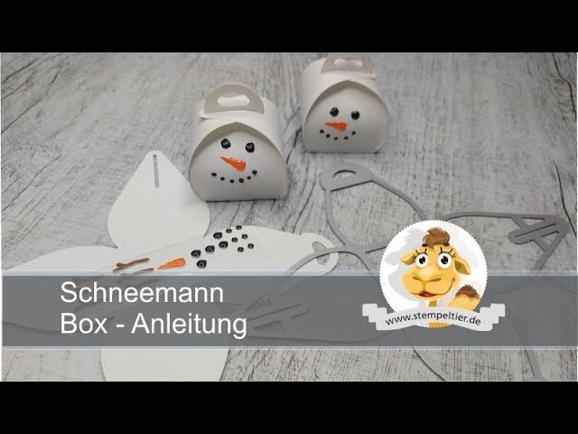 Schneemann Olaf DIY |  süße Verpackung mit der Mini Zierschachtel