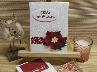 Watch me craft.  Christmas is coming.  Projekt Nr. 2.  Stampin'Up!