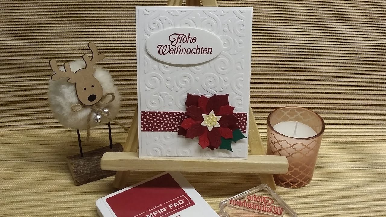 Watch me craft.  Christmas is coming.  Projekt Nr. 2.  Stampin'Up!