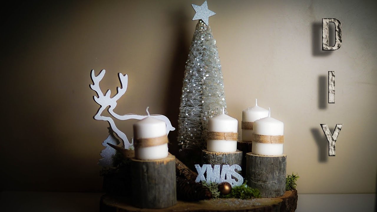 ❇WEIHNACHTS & ADVENTDEKO DIY ❇ | Zauberhafte Miniaturlandschaften - Weihnachtsgesteck  selber machen