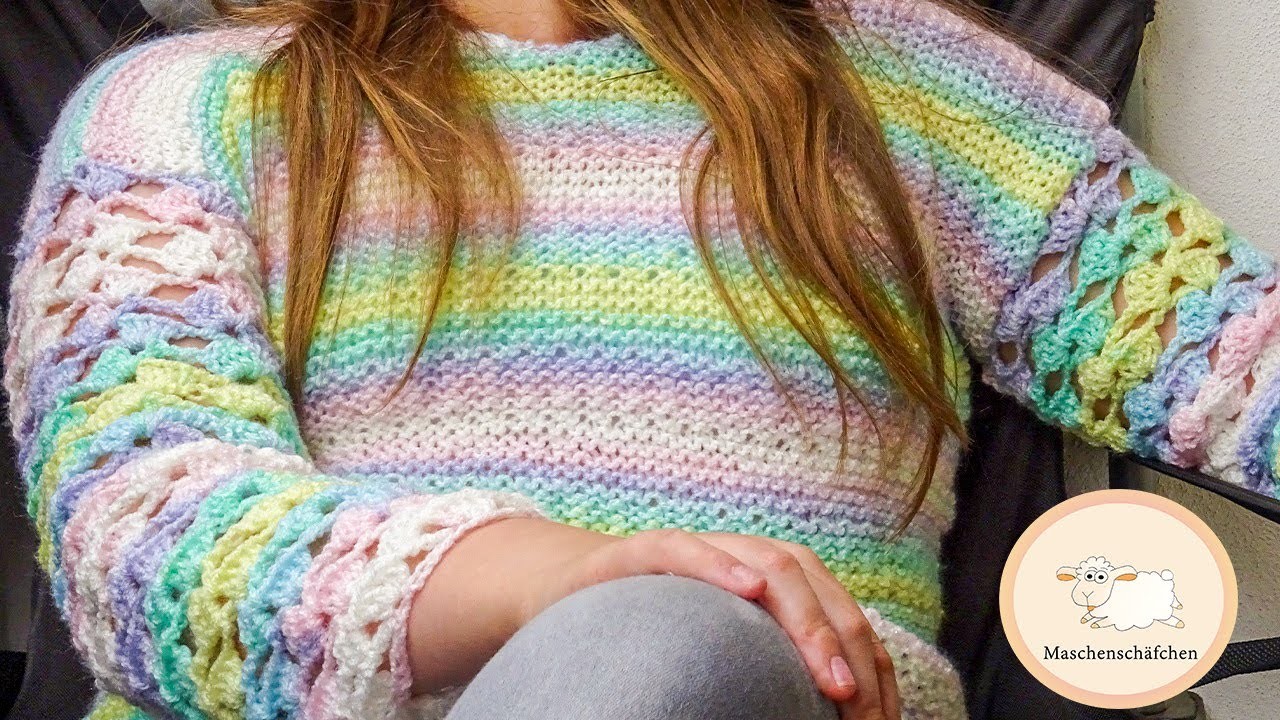 Herbst & Winter Pullover 38-40 häkeln und stricken. Pullover häkeln und stricken. Maschenschäfchen