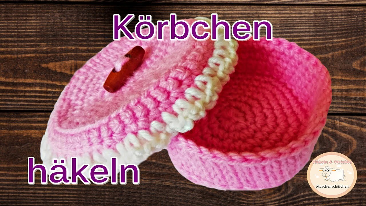 Törtchenschattule häkeln. Körbchen häkeln. Maschenschäfchen