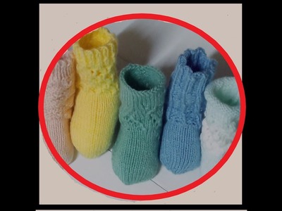 ???? Waagerechte Maschen - Socken stricken - Rund stricken - Waagerechte Maschen